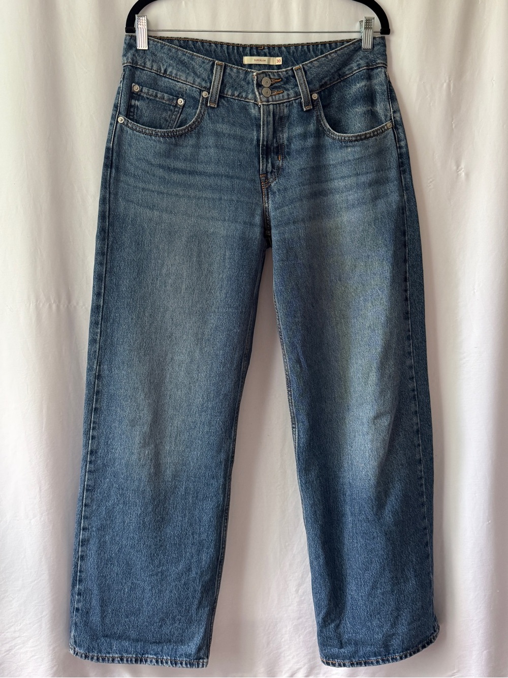 Women’s Levi Superlow Wide Leg Jeans Size 30